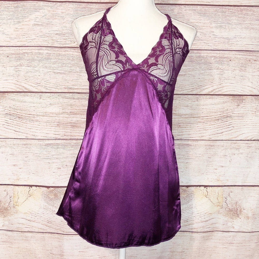 AvidLove Purple Lace Nightie/Lingerie Size S